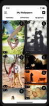 Wallpaper iPhone App with Admin Panel Screenshot 8