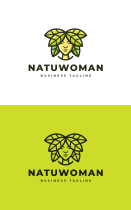 Nature Woman Logo Template Screenshot 3